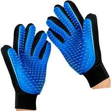 FurLoom™- Silicone Pet Grooming Gloves | Clean Massage Bath Hair Remover