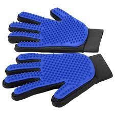 FurLoom™- Silicone Pet Grooming Gloves | Clean Massage Bath Hair Remover