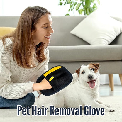 FurLoom™ Multi-functional Double-Sided Pet Hair Removal Gloves